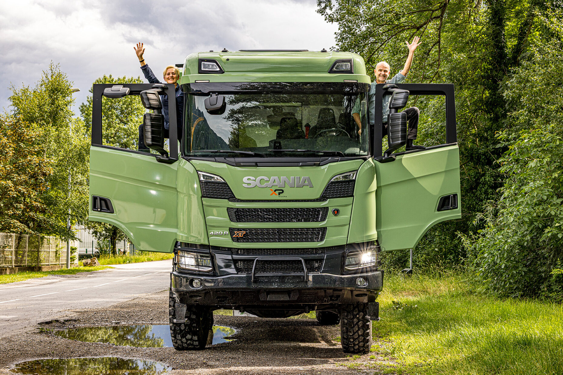 Reportage photo Scania Camion xp trucks modèle XP Horizon