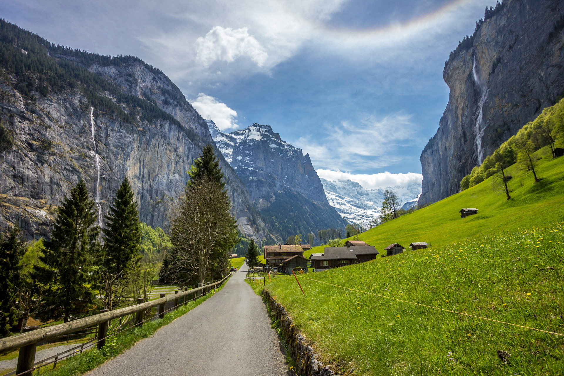 Paysage de montagne en Savoie