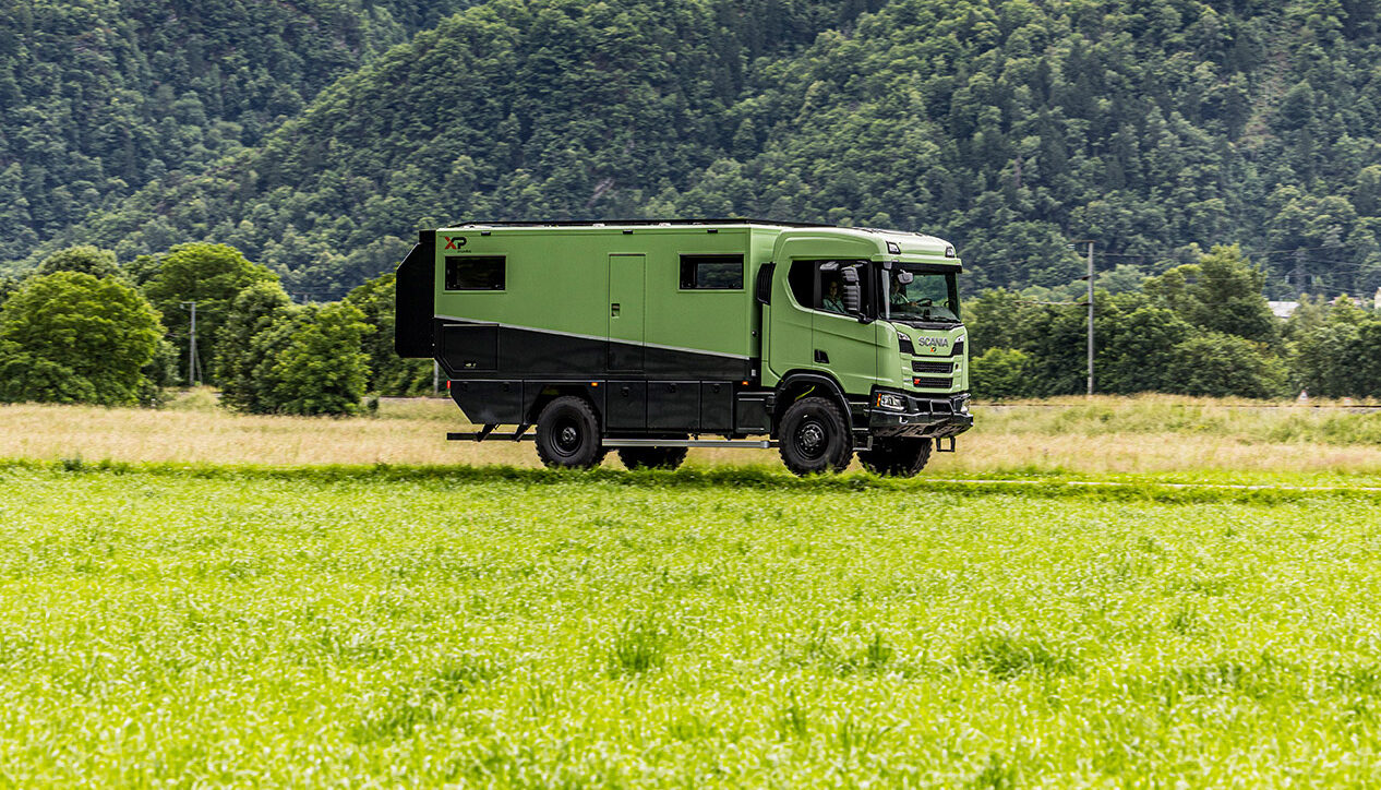 Reportage photo Scania Camion xp trucks modèle XP Horizon